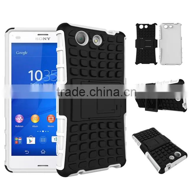 PC TPU Shockproof Heavy Duty Case Cover For Sony Xperia Z4 Compact