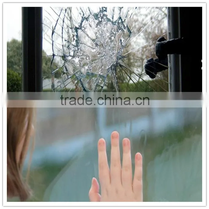 Black color 99% UV-rejection car static reusable window film