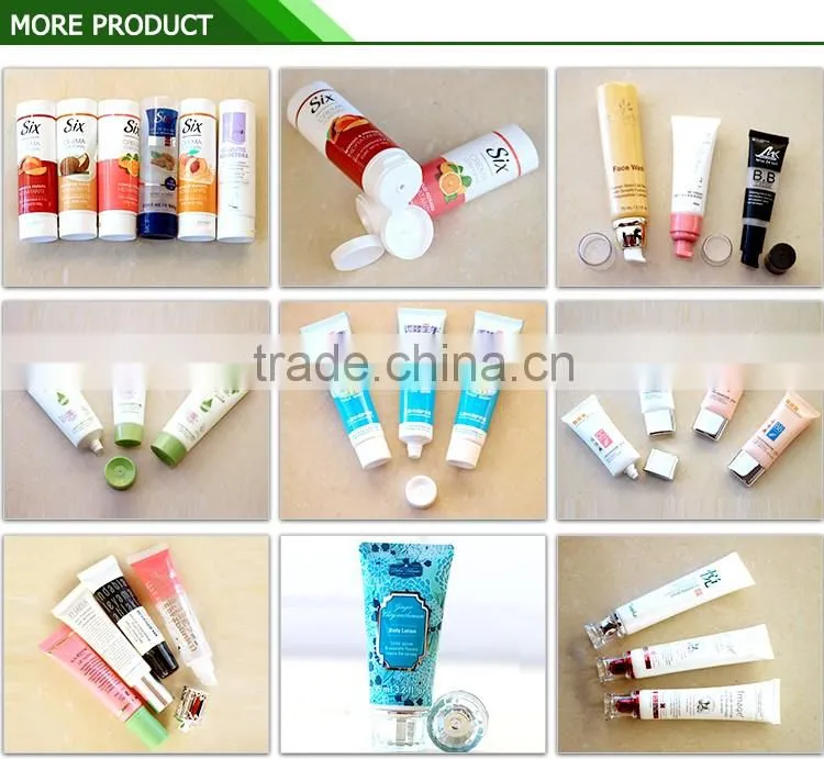hot empty clear various cosmetic plastic tube wholesale