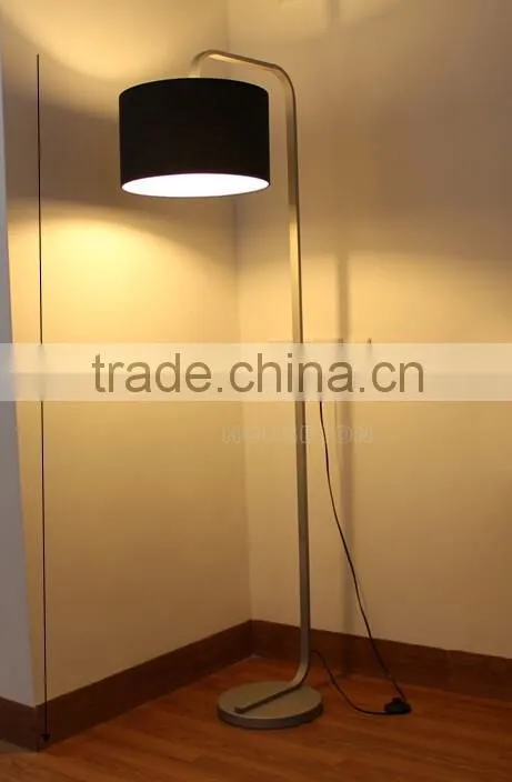 Hotel room furniture black wrought iron floor lamp,black wrought iron floor lamp,wrought iron floor lamp F1007