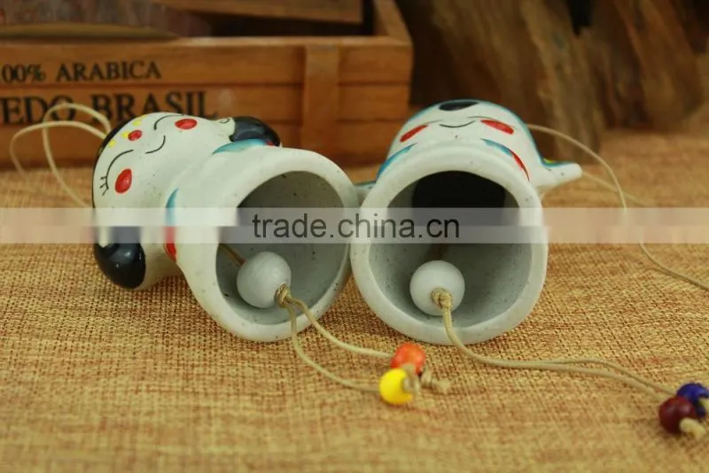 Carton Doll Ceramic Wind Bell