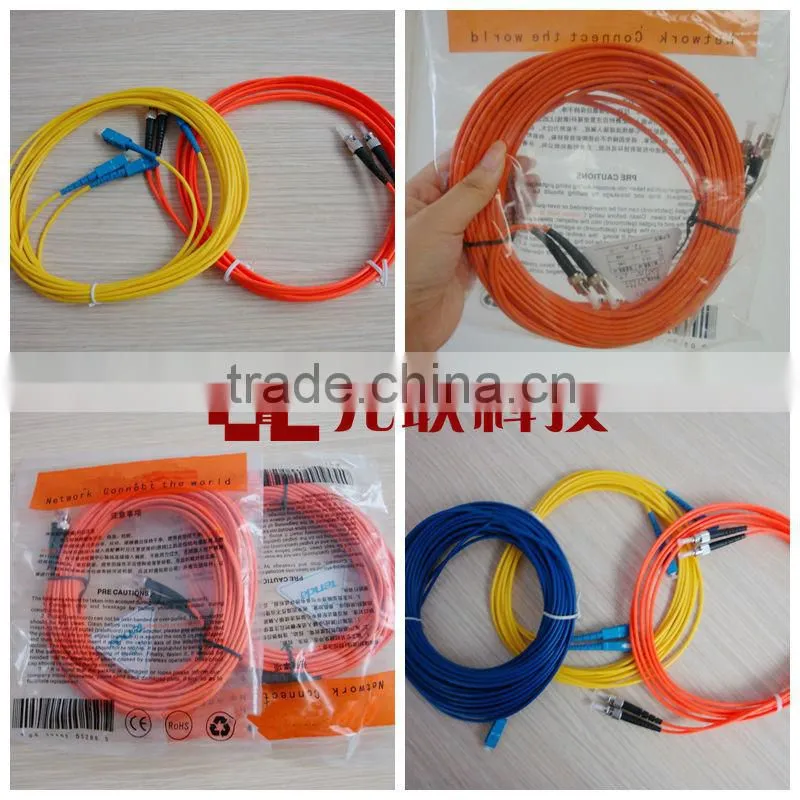 Low insertion loss SC-SC/SM/ sc optical fiber patch cord 3m
