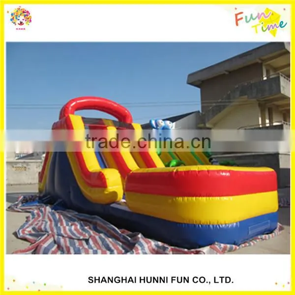 Water park Inflatable Water Slide With Pool made in china