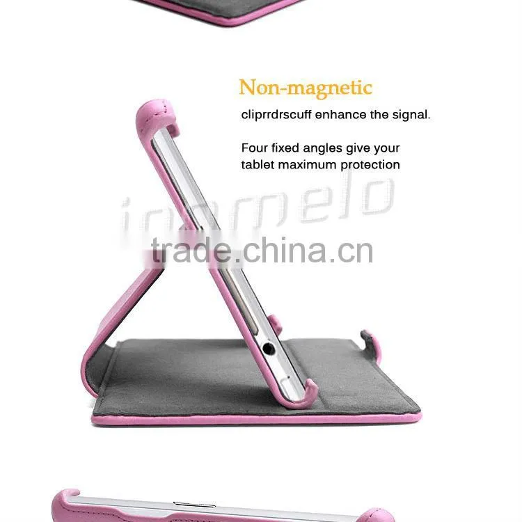 Special design stand leather case for tablet pc for AQUOS PAD SH-06F