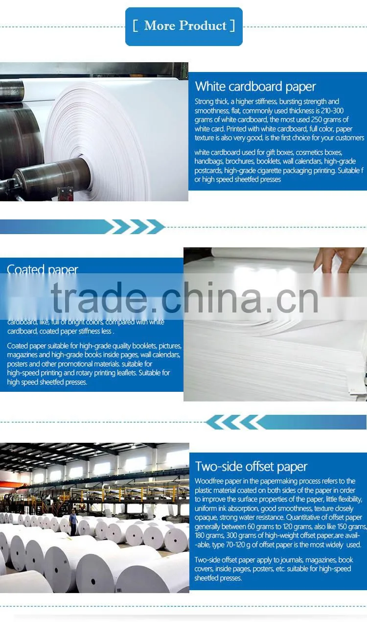 80g rolling coated art paper for wholesale