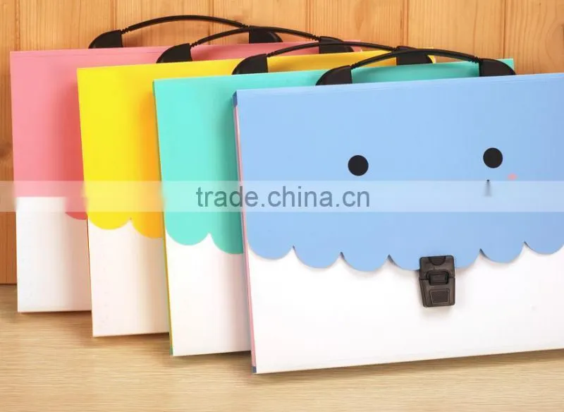 Smile series Paper filing expanding file folder vertical expanding file