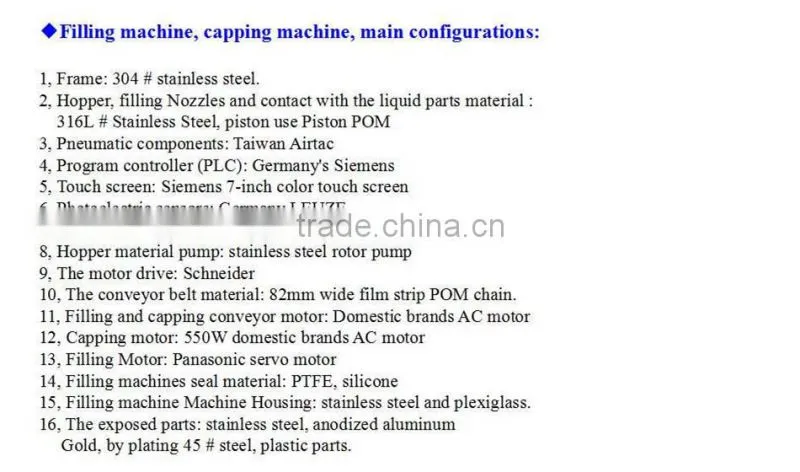 automatic linear liquid filling machine/ servo motor control piston piston filling machine