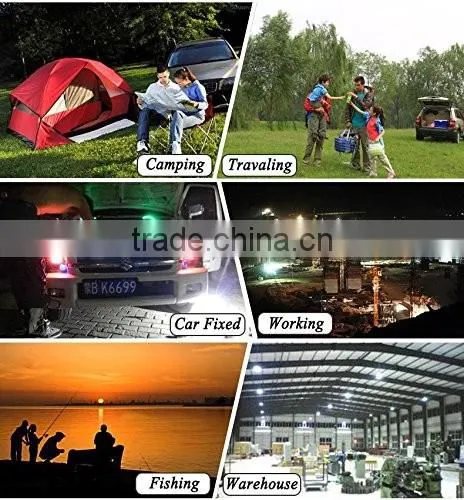 10W Rechargeable portable outdoor led flood light with car charging indicator