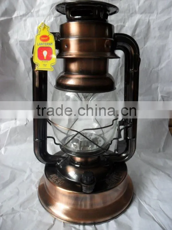 90 BRONZE CHANGEABLE BRIGHTNESS LED HURRICANE LANTERN