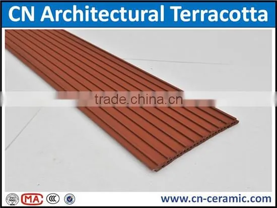 Terracotta panels suitable for curtain wall