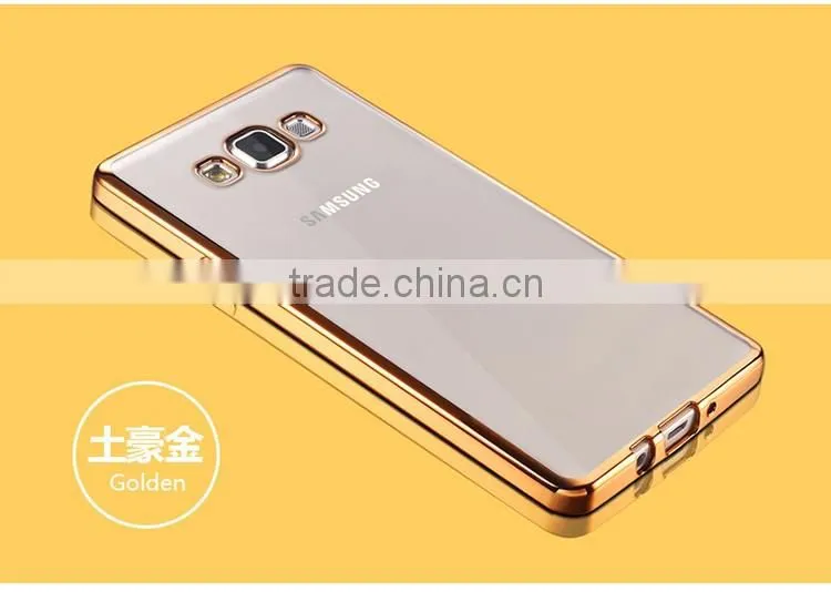 Cellphone Case for Samsung Galaxy S5 Electroplate TPU Back Cover Case
