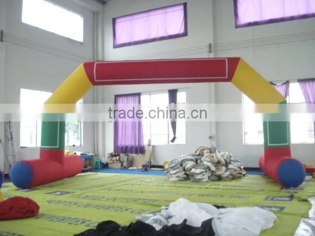 Colorful advertising giant inflatable arch for sale