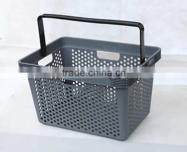 Hot Sale Supermarket Shopping Baskets RH-BPH28-8 For Supermarket Shopping Basket With Single Handle