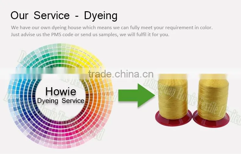100% Blue Polyester Filament Spinning Yarn for Fire Retardant High-tech Textiles