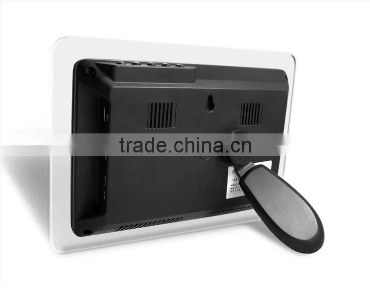 six picture photo frames with shine piano ABS frame 7inch