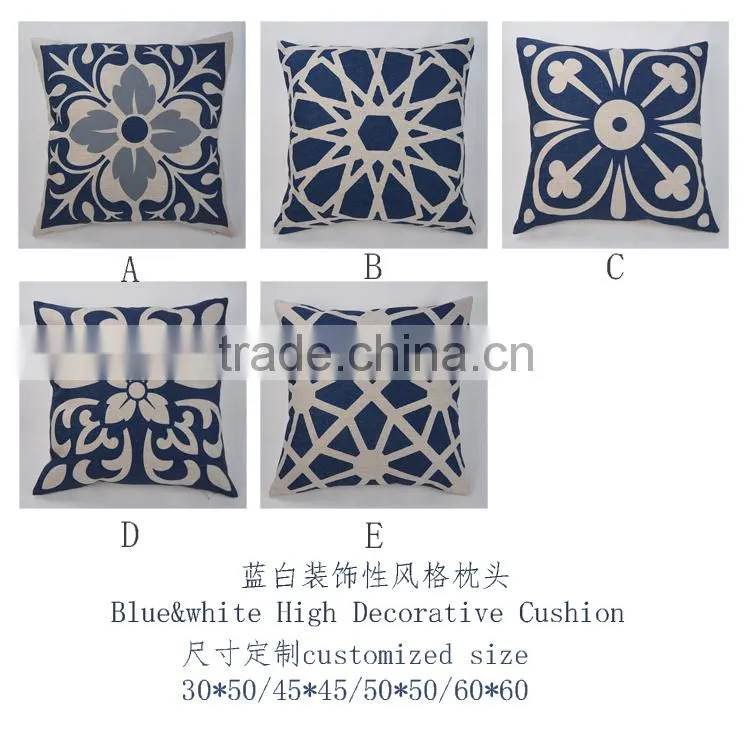 Home decor throw cheap sofa bed cushions Custom decorative plain king size wholesale pillow covers