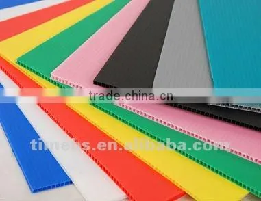 Polypropylene yellow plastic corrugated container