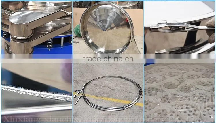 application whey protein rotary 10 micron mesh vibration sieve