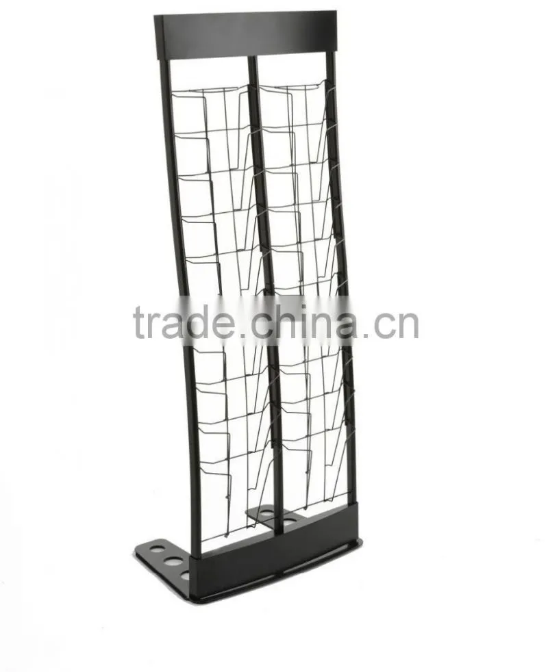 Metal Mobile Literature Magazine Rack