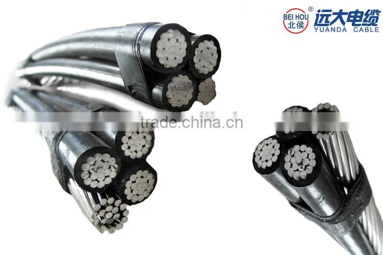 overhead covered line wire