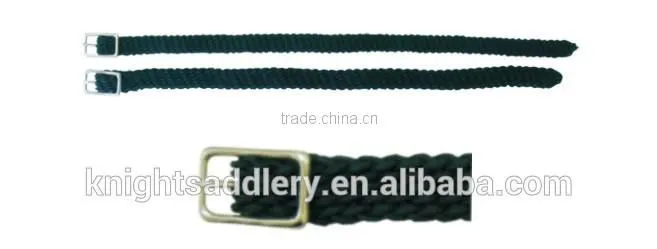 Braided Nylon Horse Equestrian Spur Straps For English Spurs