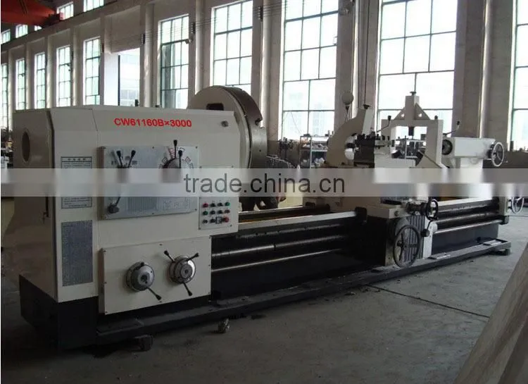 heavy duty lathe CW61160B gap bed manual lathe large engine lathe