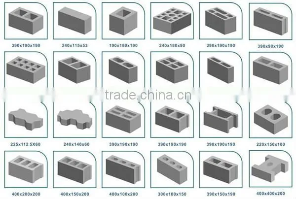 Automatic cement block making production plant