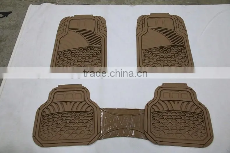 PVC/Plastic material and full set position car floor mats
