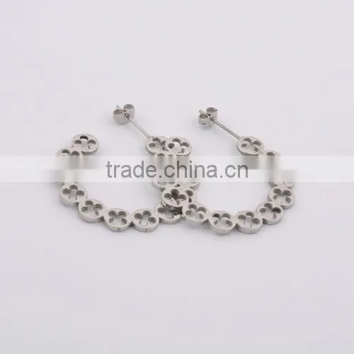 Stainless Steel Skull Cuff Earrings(BE10603)