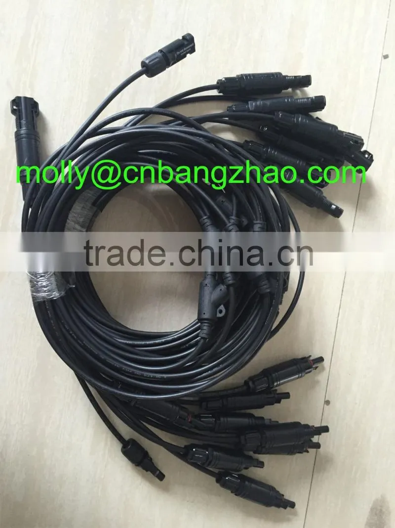 Solar Panel system MC4 4 to 1 Branch Connector Coupler Combiner Spliter 4