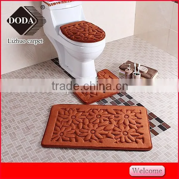 2016 new design polyester anti slip bathmat livingroom carpet prayer rugs