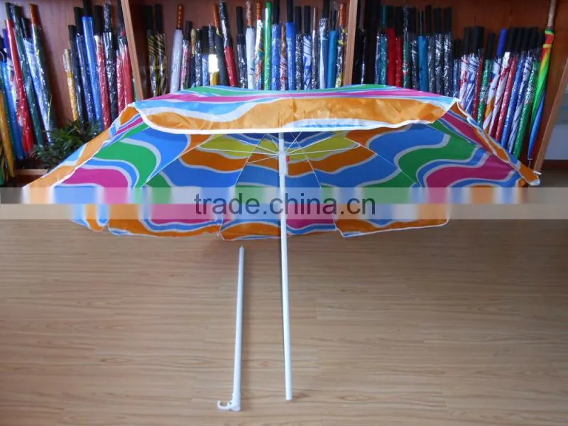 colorful polyester beach umbrella sunbrella