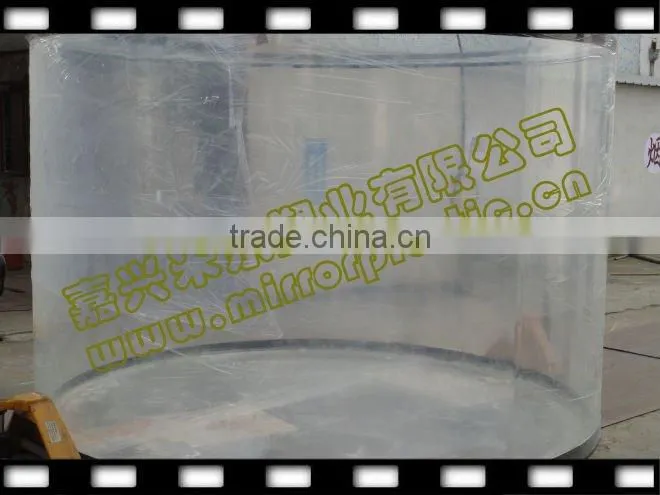 Large Clear Plastic Round New Material Aquariums