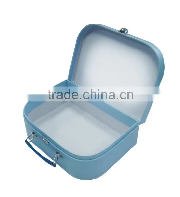 Hot Quality Customized Made fancy suitcase paper bag (ZD2014-M014)