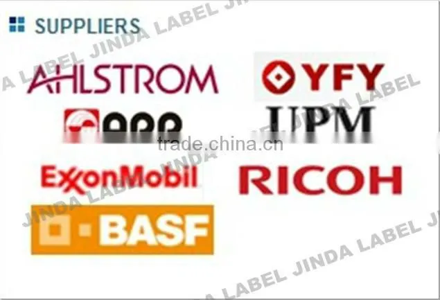glossy cast coated self adhesive paper