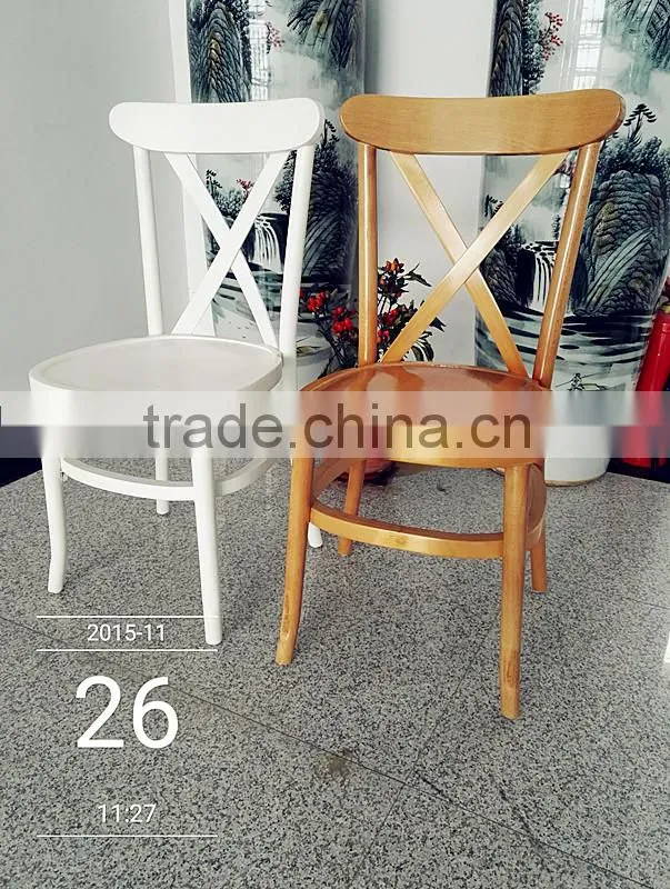 Stackable Beech White Tuscan Chair