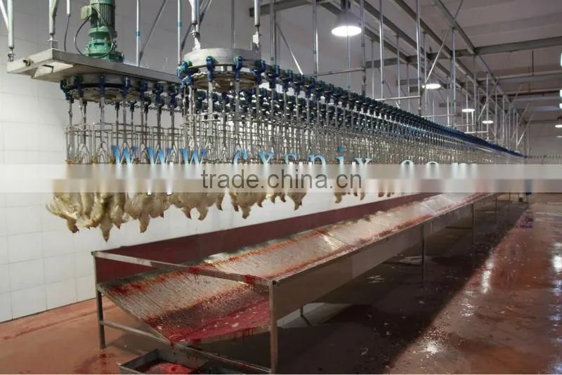 Chicken duck goose slaughtering machine with capacity 200-3000bph