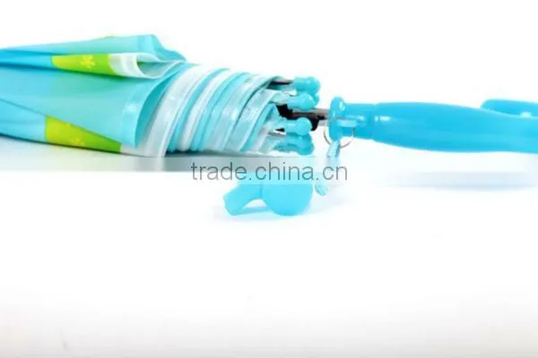 Automatic Umbrella With Whistle Cartoon Print Security Children Umbrella