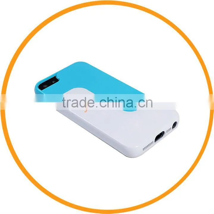 New Fashion Vivid Choice Colorful Hard Case for iPhone5 5 Back Cover Shell White+Blue from Dailyetech