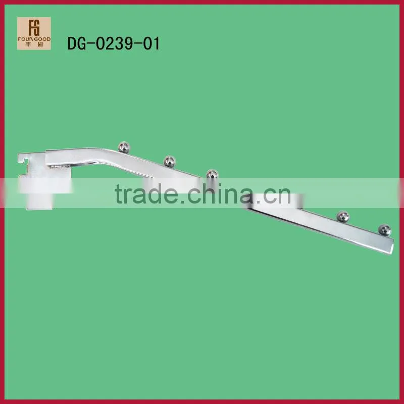 7 ball Waterfall Slatwall Slatgrid white Clothes Hanger Display