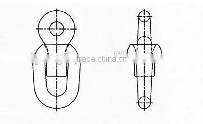 Anchor Chain Swivel , Link Chain Swivel , Marine Anchor Swivel Shackle