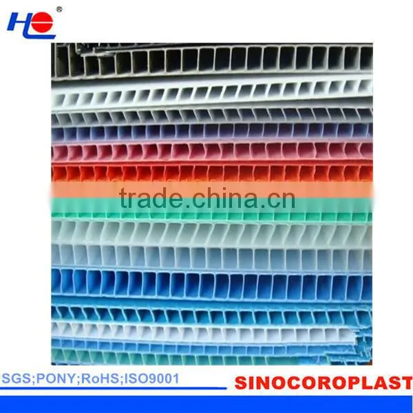 pollution-free and rigid corrugated plastic bottle separator sheets