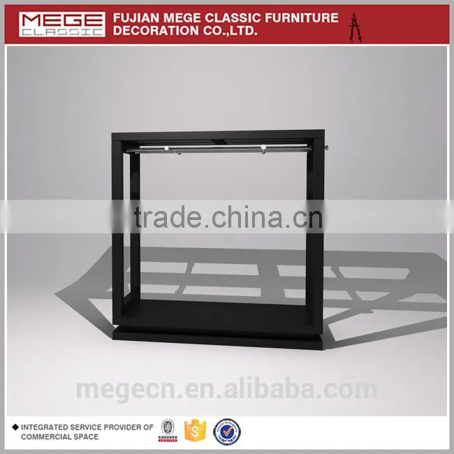 Clothes Retail Store Wooden Rack Shelves