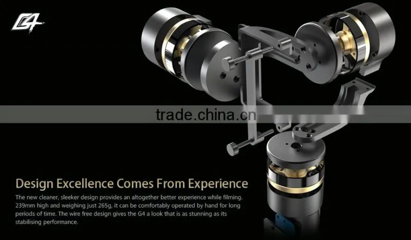 Feiyu G4 3-Axis brushless handheld steadycam camera gimbal stabilizer for Go pro3 4
