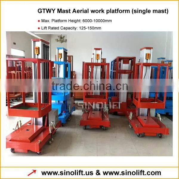 Sinolift-Single Mast Aerial Work Platform with Low Price