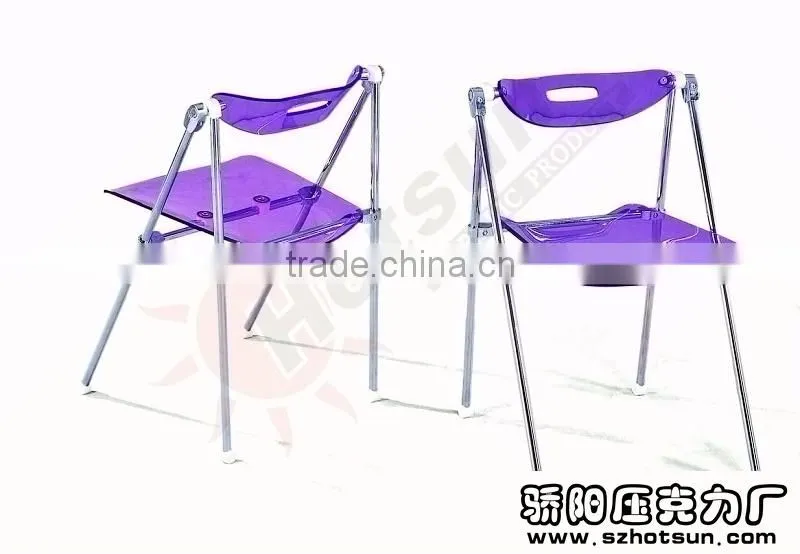 Unique thick acrylic chair and leisure chair modern
