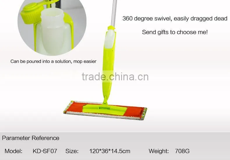 New high quality microfiber spray mop