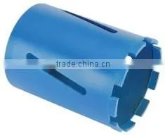 Dry Granite Silver Brazed Diamond Core Drill Bits with Side Protection