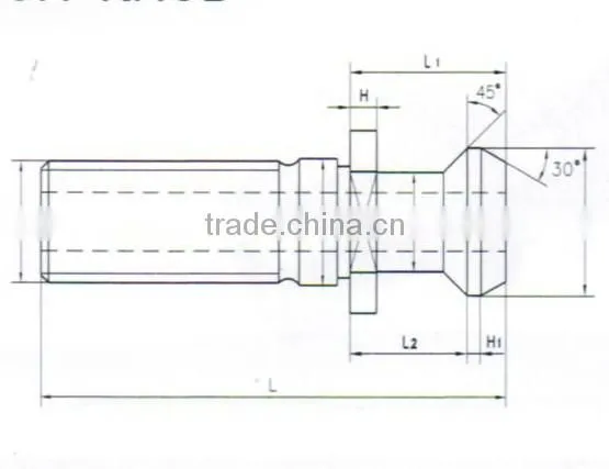 ISO/DIS7388/2-1984B pull stud