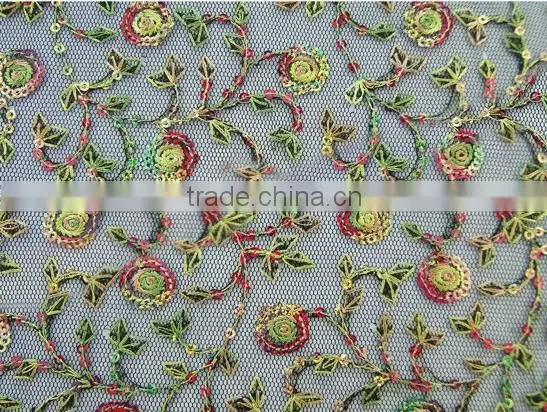 new design white cotton lace fabric cotton embroidery lace for dress